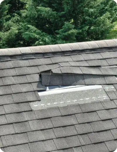 missing shingles bg roofing